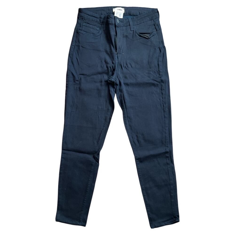 L'agence Blue High-Rise Skinny Leg Jeans, US28